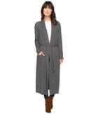 Dylan By True Grit - Glam Softest Fleece Maxi Cardi With Tie Belt