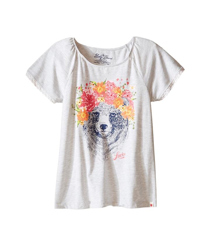 Lucky Brand Kids - Flora Bear Tee