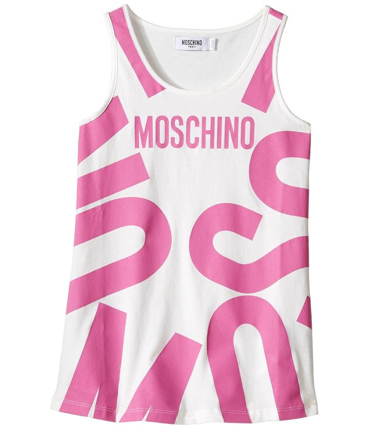 Moschino Kids - Tank Top W/ Logo Graphic On Front