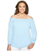 Calvin Klein Plus - Plus Size Off The Shoulder Smocked Top