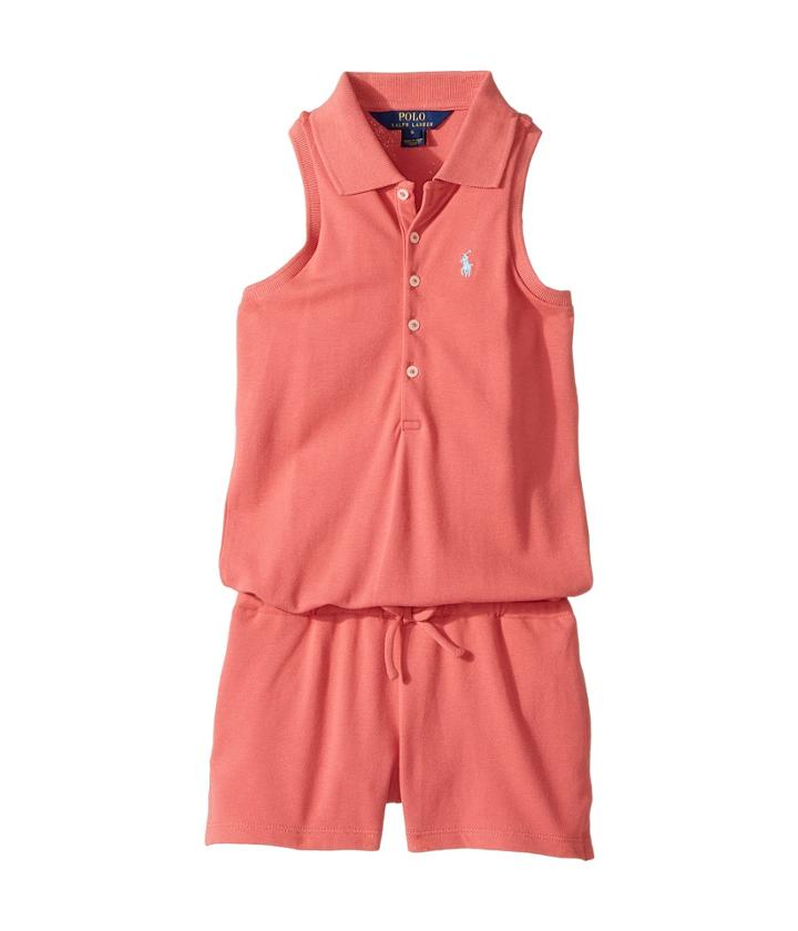 Polo Ralph Lauren Kids - Stretch Mesh Romper