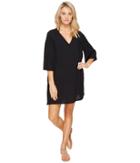 Vince Camuto - Fiji Solids V-neck Caftan Tunic Cover-up