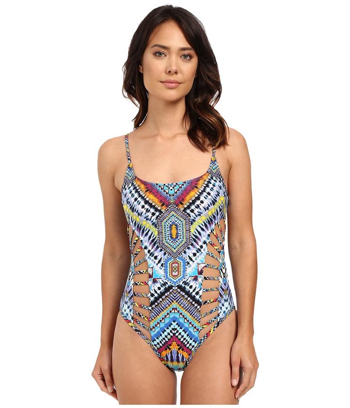 Red Carter - Beach Babe Side Cut Out Tank Mio One-piece