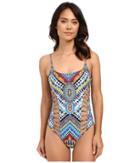 Red Carter - Beach Babe Side Cut Out Tank Mio One-piece
