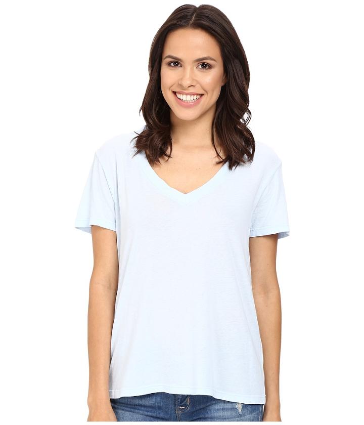 Splendid - Modal Cotton Jersey V-neck Tee