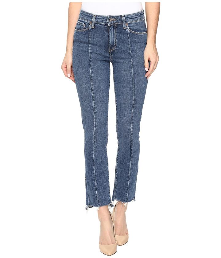 Paige - Jacqueline Straight W/ Seaming Details And Uneven Hem In Felice