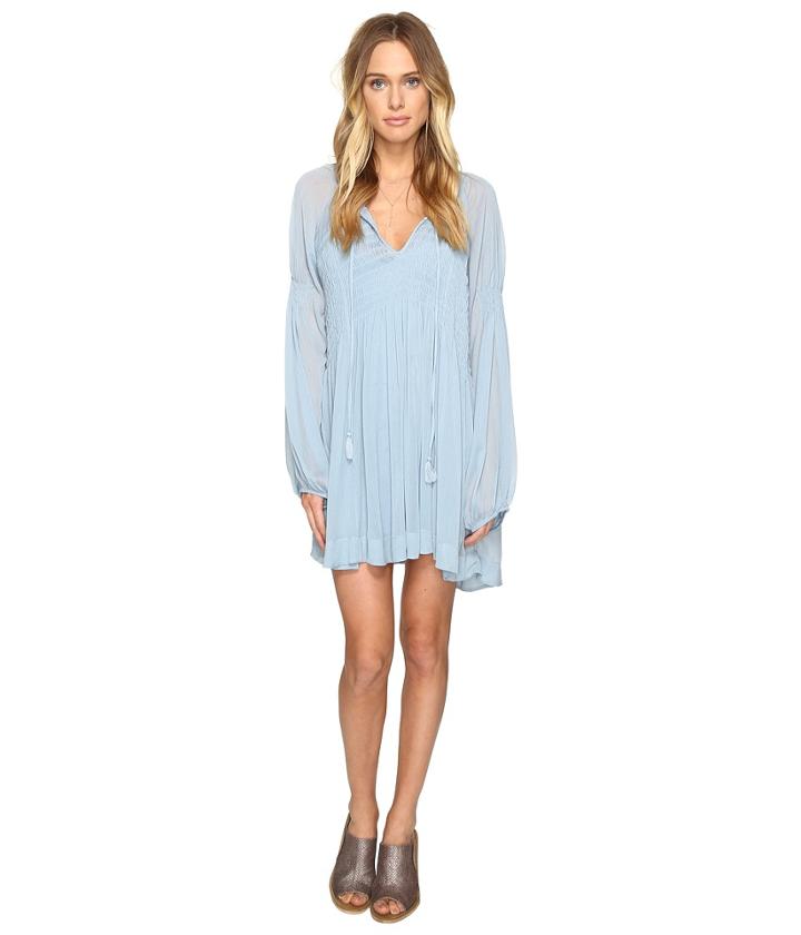 Free People - Lini Smocked Mini Dress