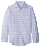 Calvin Klein Kids - Roadmap Plaid Long Sleeve Shirt