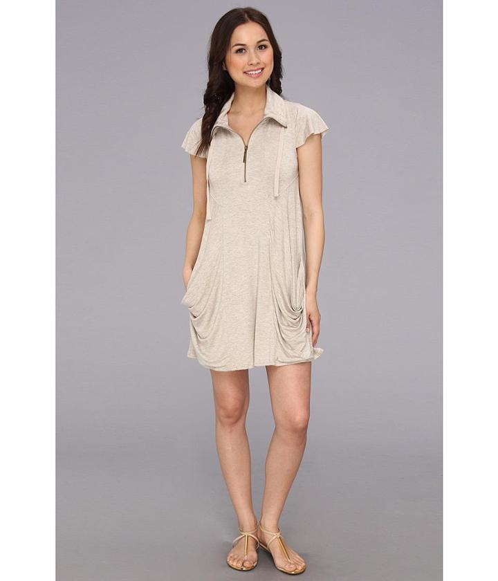 Kensie Drapey French Terry Dress