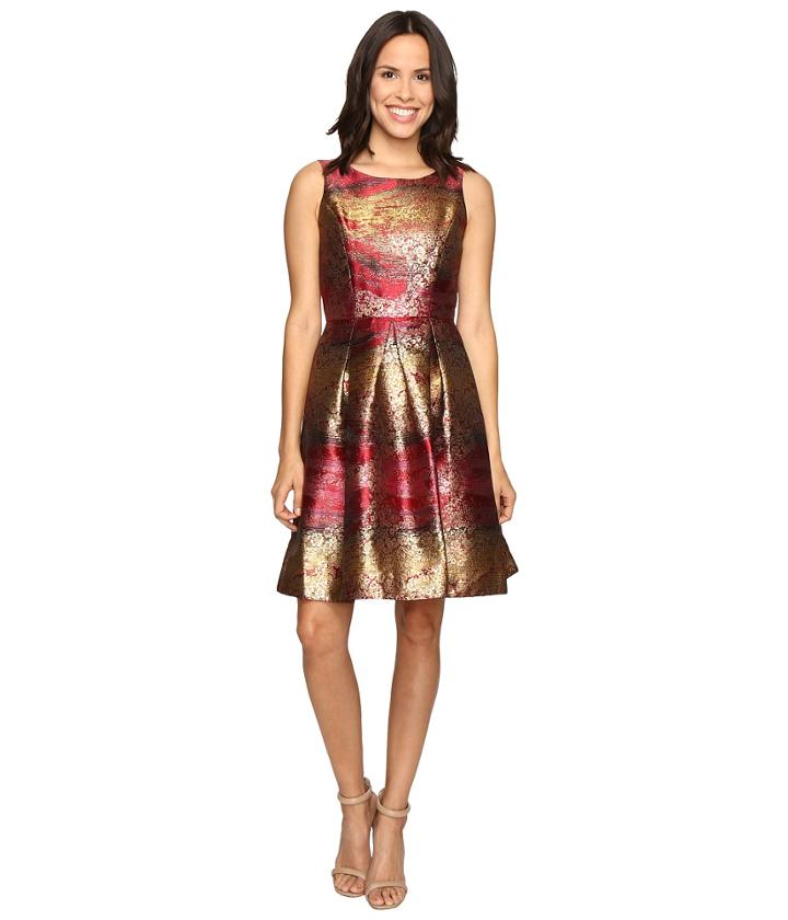 Rsvp - Millington Metallic Brocade Dress