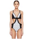 Jonathan Simkhai - Cut Out Ruffled One-piece