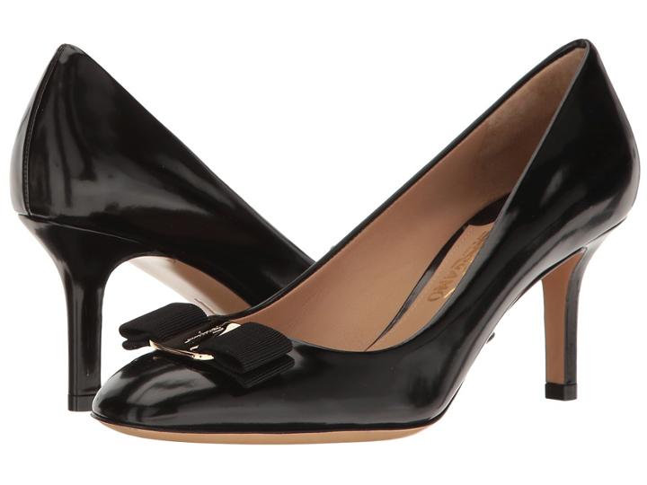 Salvatore Ferragamo - Calfskin Mid-heel Pump