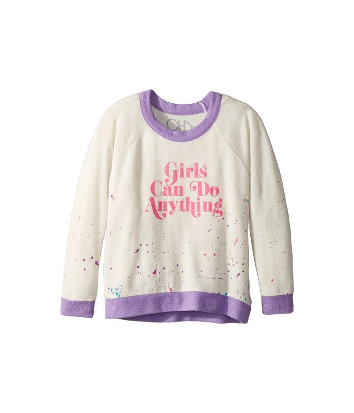 Chaser Kids - Cozy Fleece Go Girls Raglan Sweatshirt