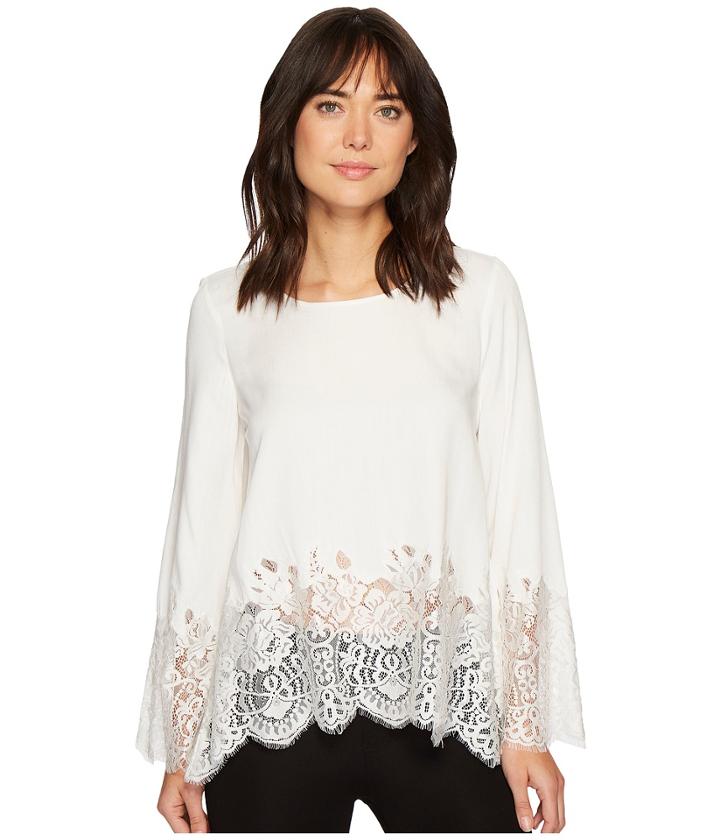 Karen Kane - Lace Border Top
