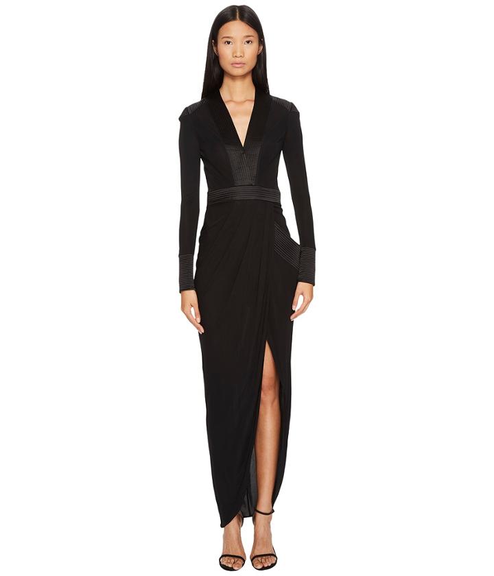 Thomas Wylde - Shelly Long Sleeve Jersey Long Dress