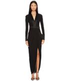 Thomas Wylde - Shelly Long Sleeve Jersey Long Dress