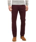 7 For All Mankind - The Straight Luxe Performance Sateen In Eggplant