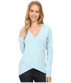 Mod-o-doc - Classic Jersey Faux Wrap Pullover