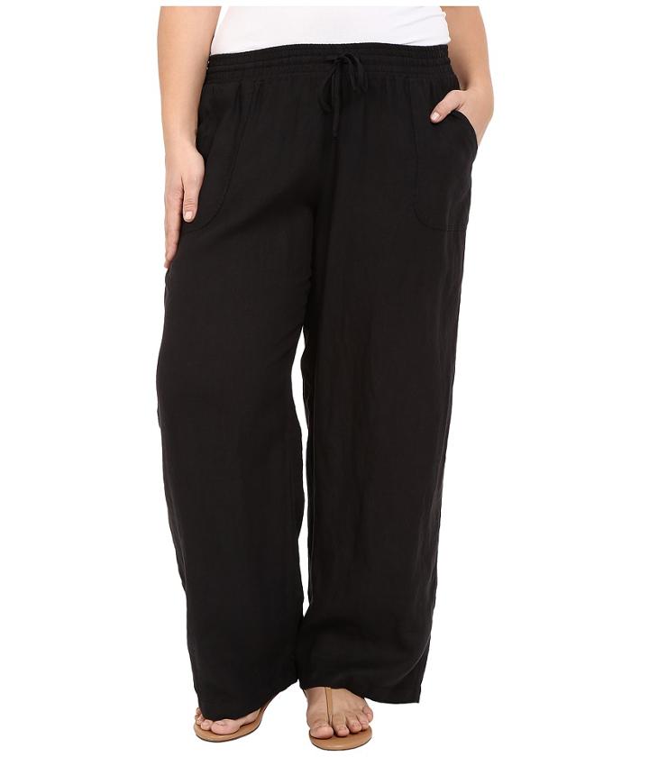 Allen Allen - Plus Size Linen Long Pants