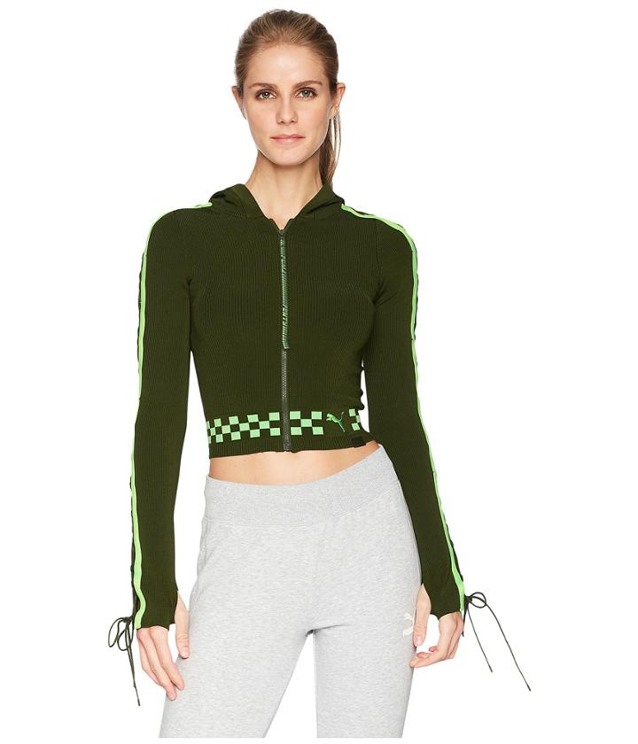 Puma - Puma X Fenty By Rihanna Laced Sleeve Sweater Zip Hoodie