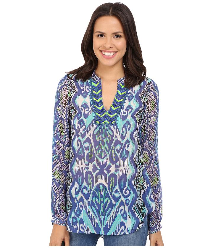 Hale Bob - Devil's Advocate Washed Silk Chiffon Blouse