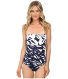 Tommy Bahama - Graphic Jungle Engineered Shirred Baneau One-piece