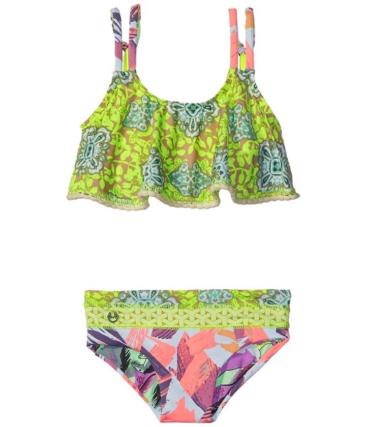 Maaji Kids - Day In Paris Ruffle Top Bikini Set