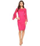 Laundry By Shelli Segal - Bell Sleeve Lace Cocktail Dress