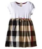 Burberry - Rib Jersey Woven Mix Dress