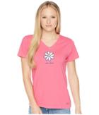 Life Is Good - Classic Daisy Crusher Vee Tee