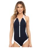 Seafolly - Block Party High Neck Maillot