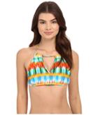 Luli Fama - Ocean Whispers Keyhole Halter Top