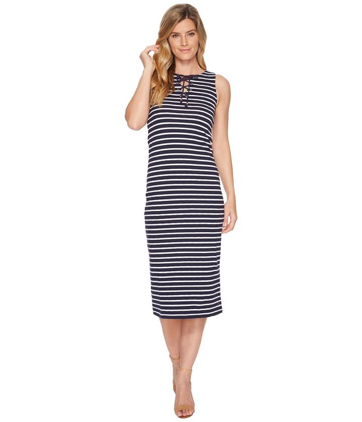 Joules - Anita Jersey Tie Neck Dress