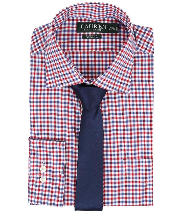 Lauren Ralph Lauren - Classic Warren Collar With Pocket Dress Shirt
