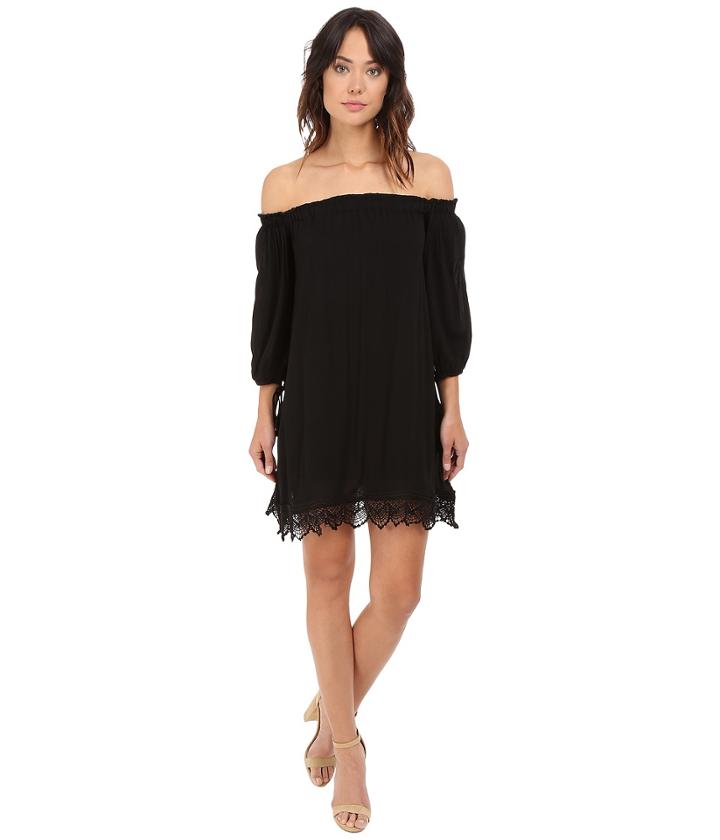 Brigitte Bailey - Karina Laced Off-shoulder Dress