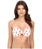 Tommy Bahama - Pineapple Shirred Bandeau Bikini Top