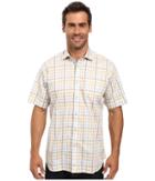 Thomas Dean &amp; Co. - Short Sleeve Woven Shadow Multi Check