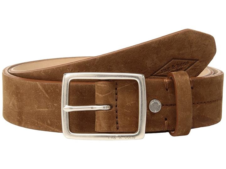 Rag &amp; Bone - Suede Rugged Nickel Belt