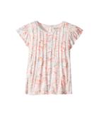 Lucky Brand Kids - Flutter Sleeve Paisley Printed Top