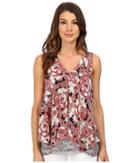 Lucky Brand - Floral Mixed Print Tank Top