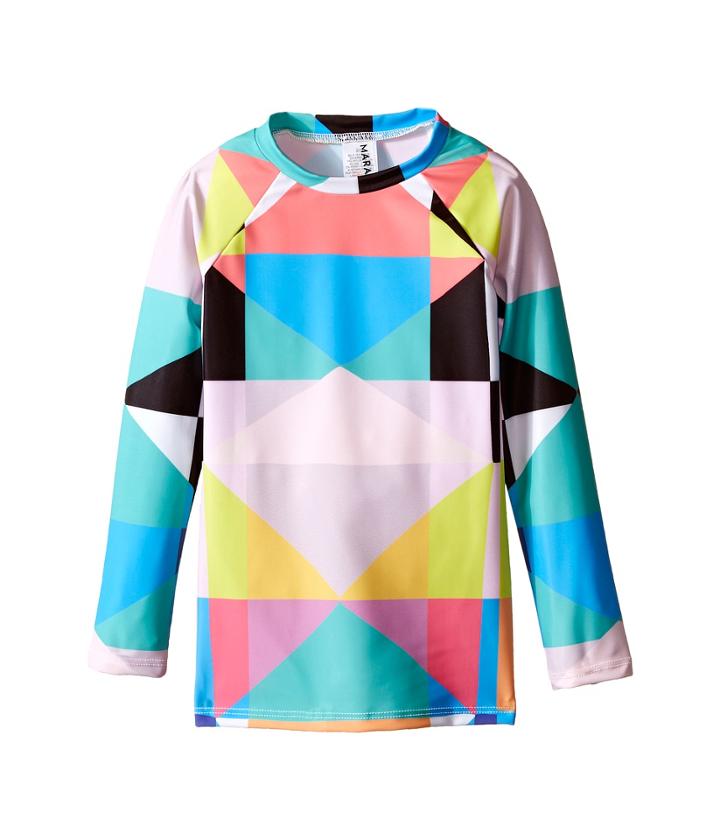 Mara Hoffman Kids - Diamond Printed Long Sleeve Rashguard