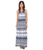 Roper - 0235 Aztec Stripe Printed Maxi Dress