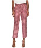 The Kooples - Pyjama Style Trousers In A Red And Ecru Print
