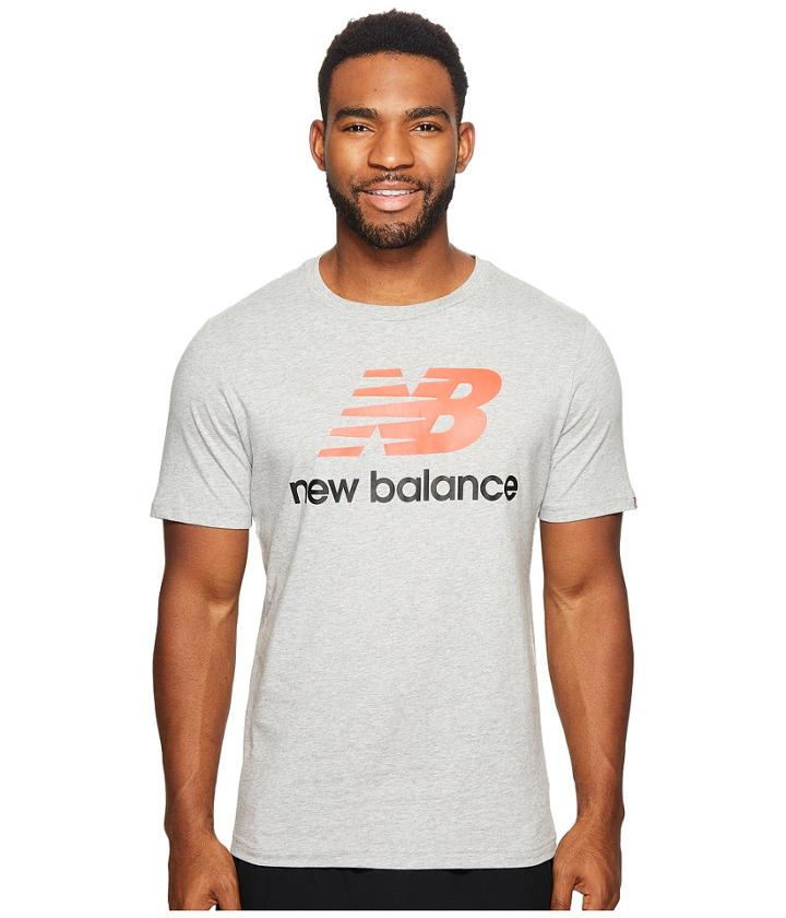 New Balance - Essentials Stacked Logo Tee