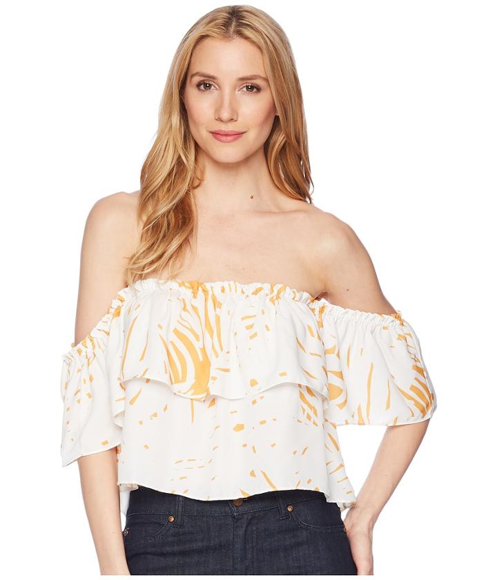 Bishop + Young - Riviera Off Shoulder Crop Top
