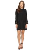 Adelyn Rae - Long Sleeve Drop Waist Shirtdress