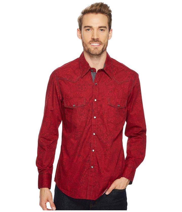 Rock And Roll Cowboy - Long Sleeve Snap B2s4110