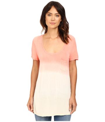 The Beginning Of - Wisteria Pocket Dip-dye Tee