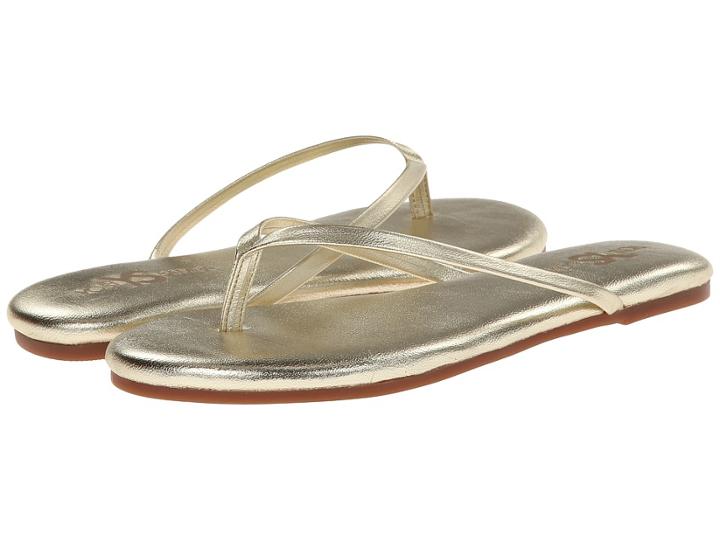 Yosi Samra - Roee Metallic Leather Flip Flop