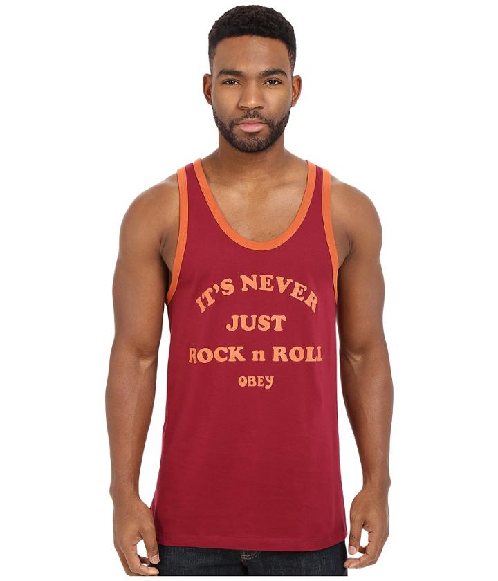 Obey - It's Just Never Rock N Roll Tri-blend Tank Top